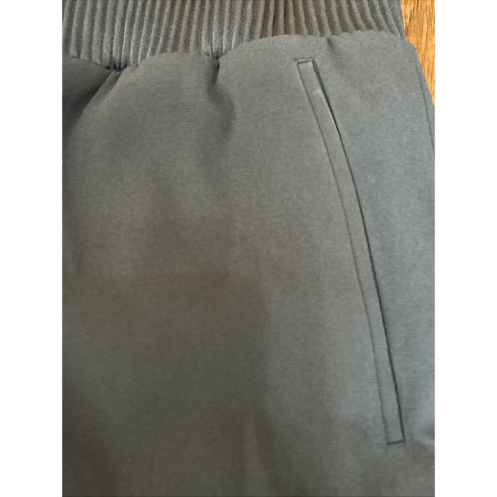 Babaton Solid Blue Joggers Elastic Waist Pull On Women's Size Medium Ribbed Trim - Picture 5 of 7